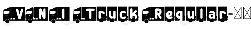 VNI Truck Regular字体转换